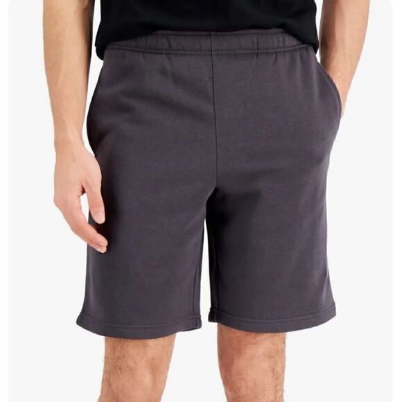 New ID Ideology Mens Fleece Shorts Stormy deep charcoal L - Picture 2 of 9